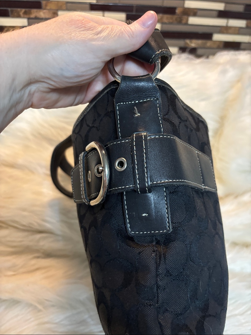 Vintage Coach Black SoHo EOW-3574 Y2K - Picture 6 of 11